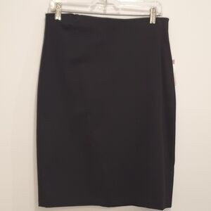 NWT Philosophy stretch skirt with zipper, black, size 10